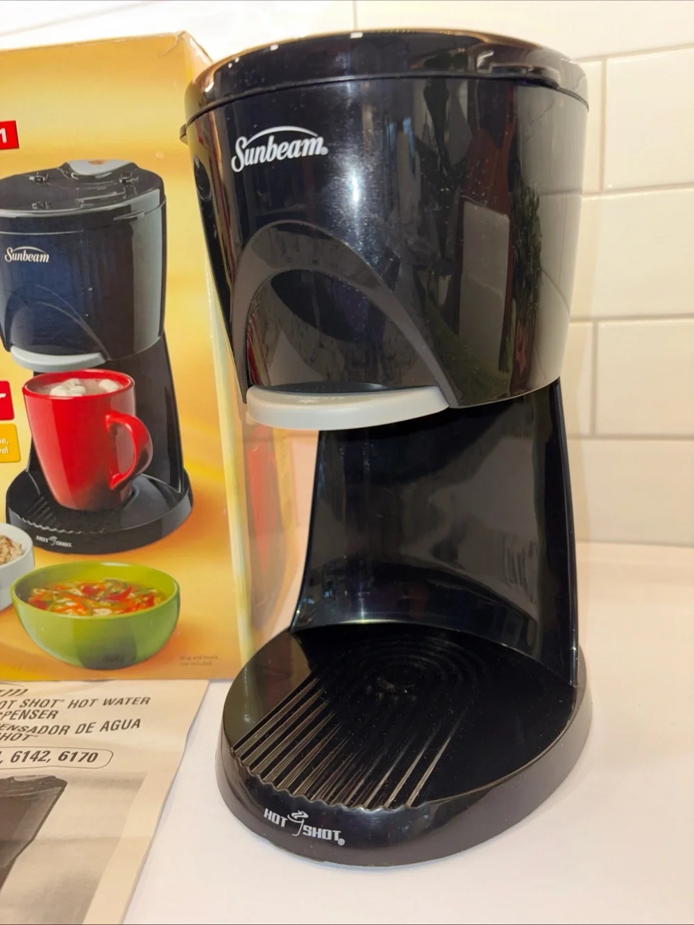 Sunbeam Black Single-Cup Hot Water Dispenser